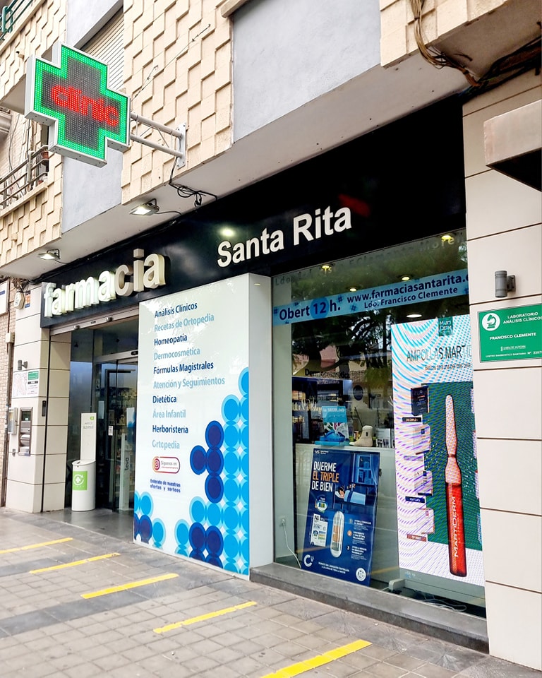 fachada farmacia santa Rita